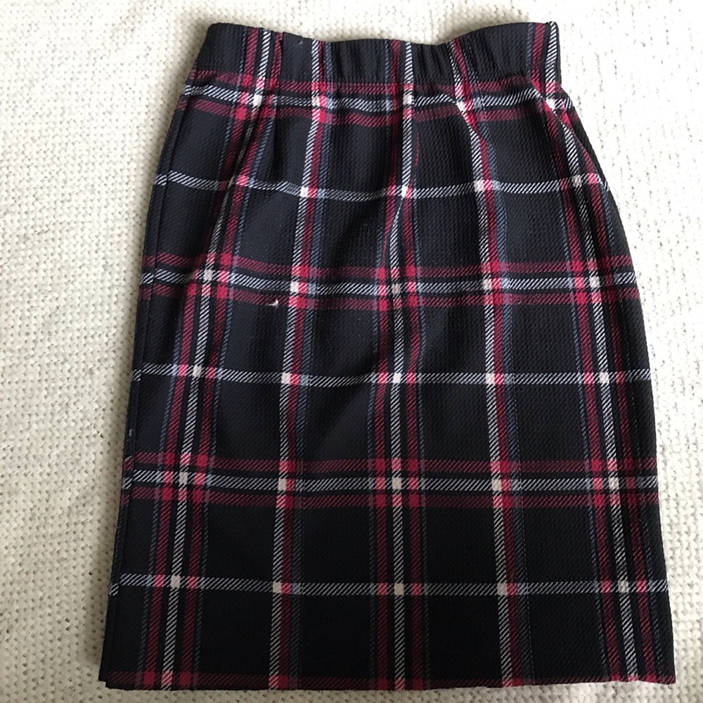 Plaid Mini Skirt